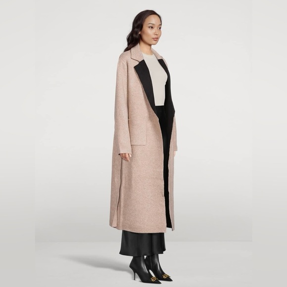 LINE Oversized Belted Coat - Picture 2 of 7